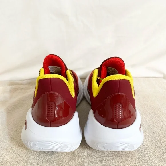 Under Armour Curry 11 Bruce Lee Fire red/yellow size 9.5 MEN’S BASKETBALL SHOES - Picture 6 of 9